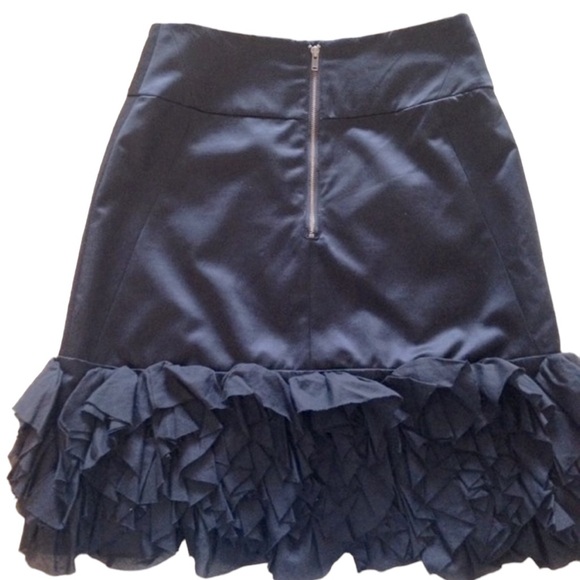 Beautiful Reiss Ruffle Silk Skirt 🌹 - Picture 3 of 4